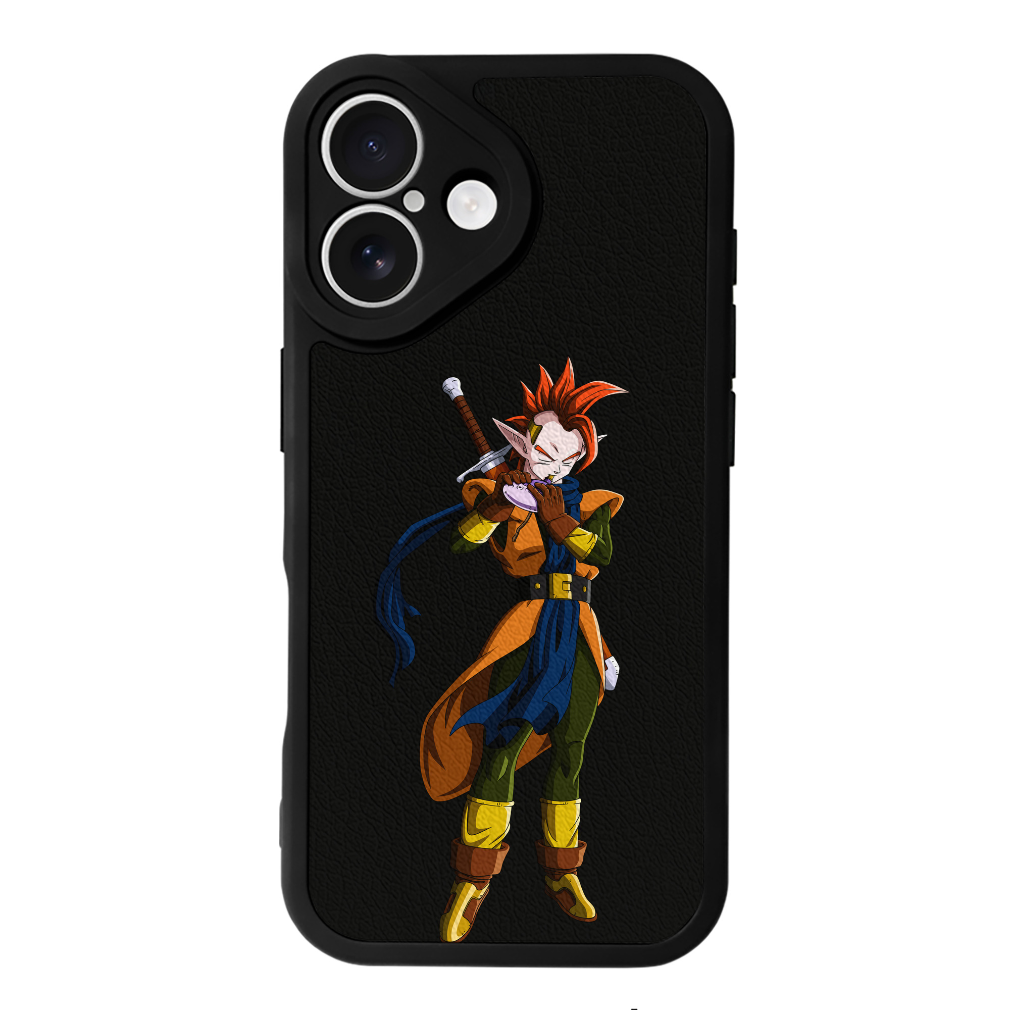（画像用） ドラゴンボール DRAGON BALL 【iPhone 16シリーズ対応】シリコンスマホケース（レザー調） 材質：シリコン